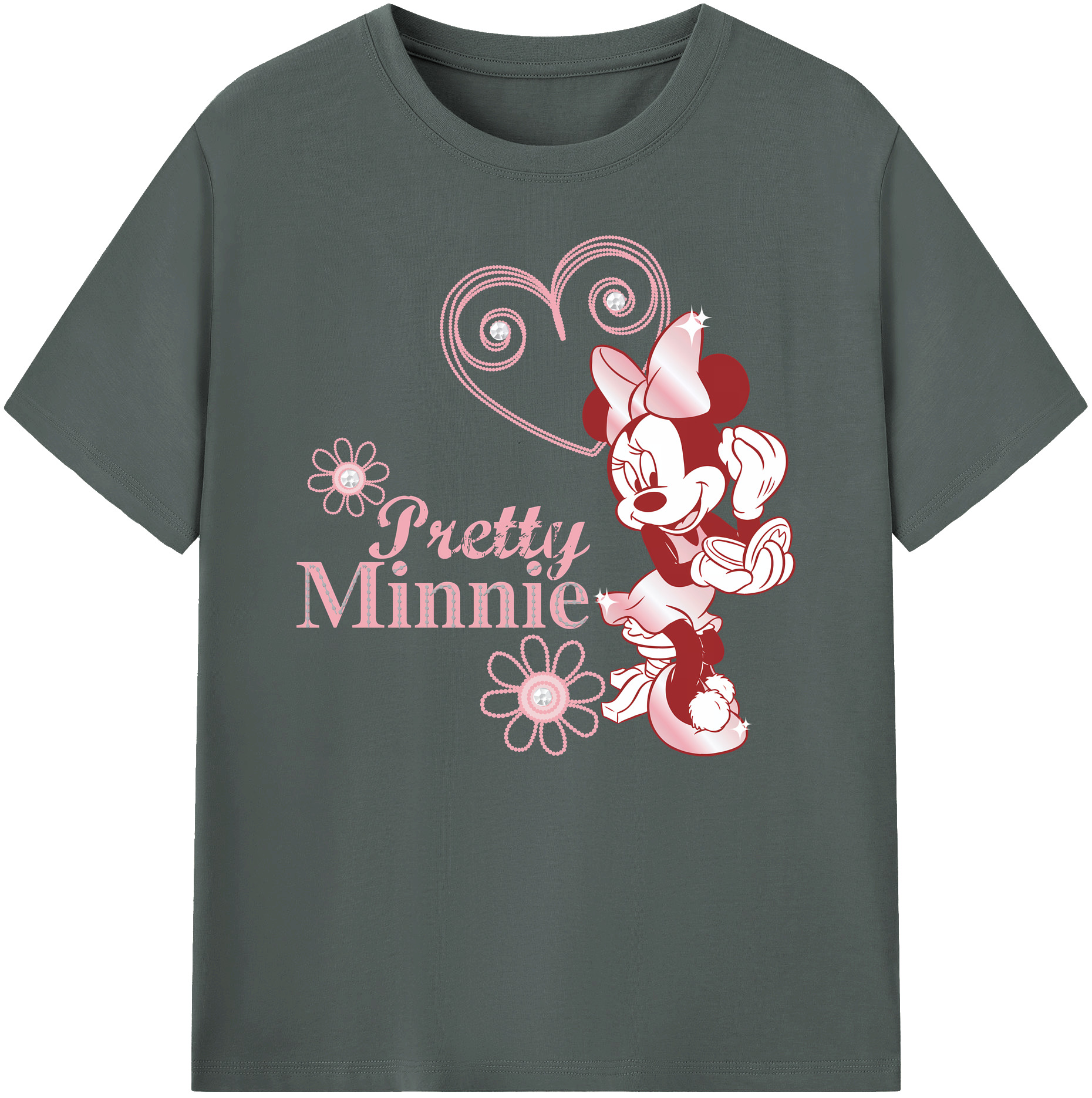 ミッキーマウス Mickey Mouse 綿100％ メンズ半袖Tシャツ｜肌触りやわらか＆通気性